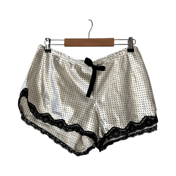 Polka dot sleep shorts