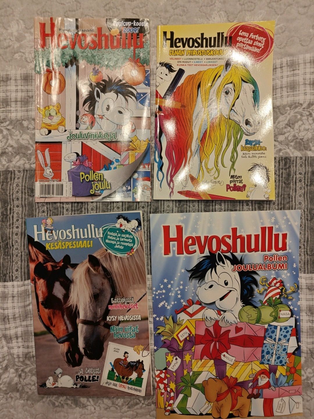 Hevoshullu, 4 lehteä