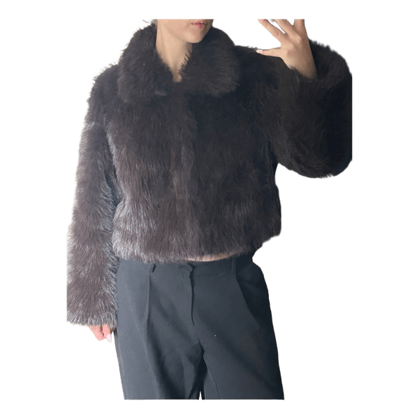 ONLY brun faux fur jakke