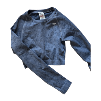 Cropped Long Sleeve Top