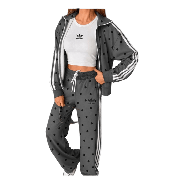 Grey polka dot tracksuit