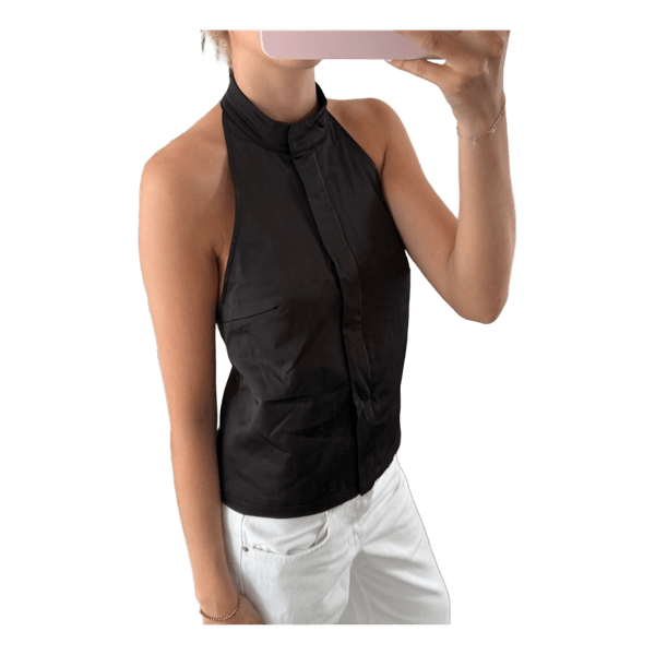 Sort halterneck top