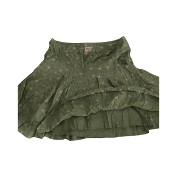 vihreä kukkakuosi hame