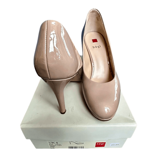 HÖGL Patent Leather Pumps, nude | EU 37