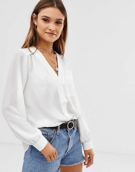 Long sleeve blouse