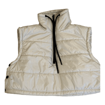 Miss PapWhite puffer vest