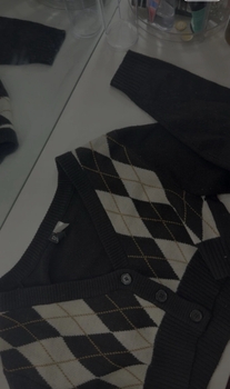 h&m argyle cardigan