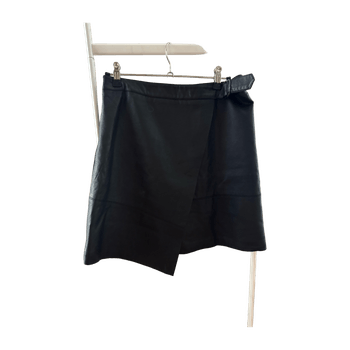 Black leather mini skirt Tommy Hilfiger