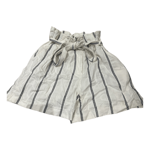 Striped high waist shorts