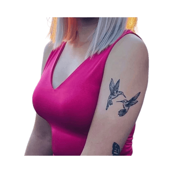 Pinkki V-kaula crop top XS/S – basic / sport / kesä 