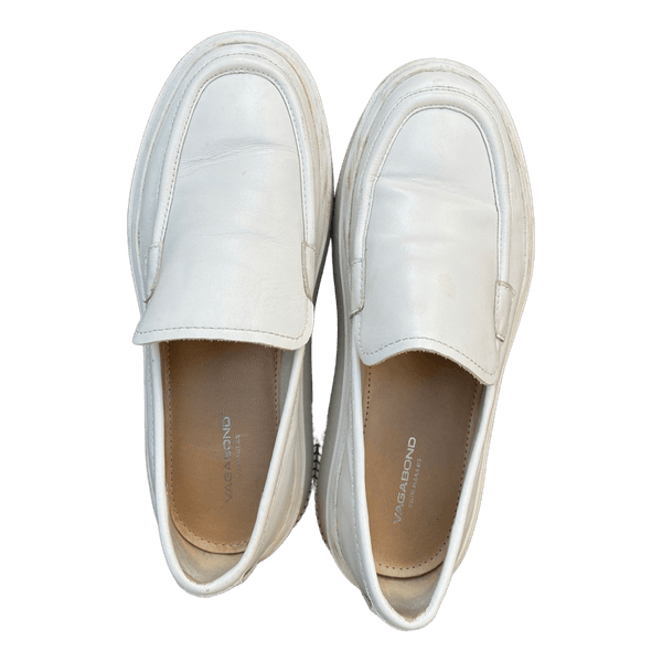 Valkoiset Vagabond platform-loaferit kokoa 37