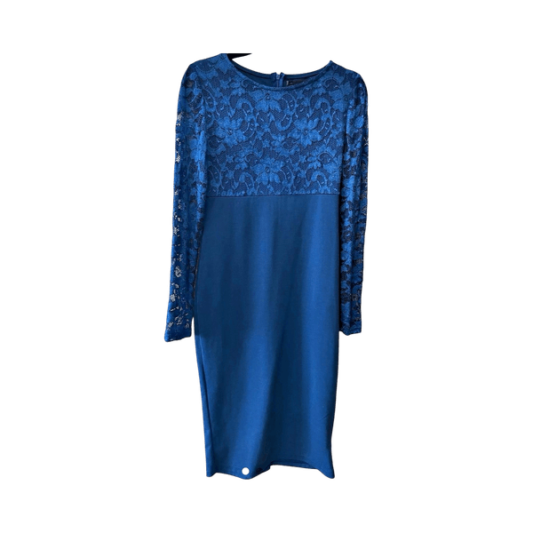 Navy lace dress