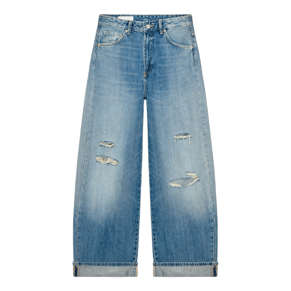 Lyseblå baggy jeans Zara