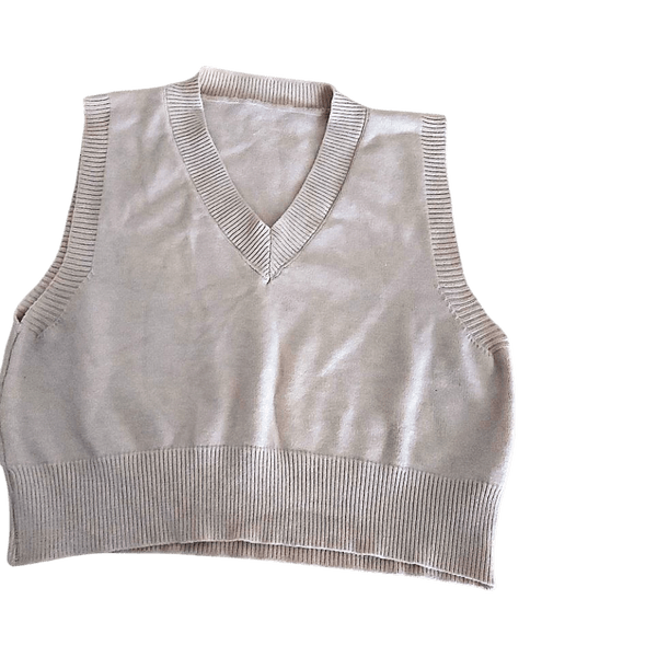 Beige neuleliivi