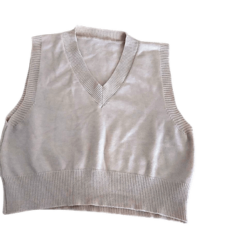 Beige neuleliivi