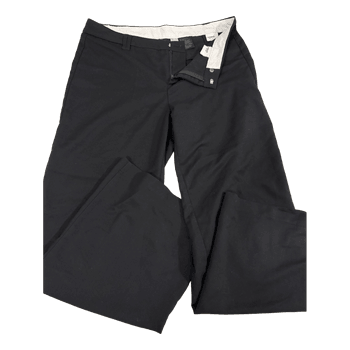 Black dress trousers