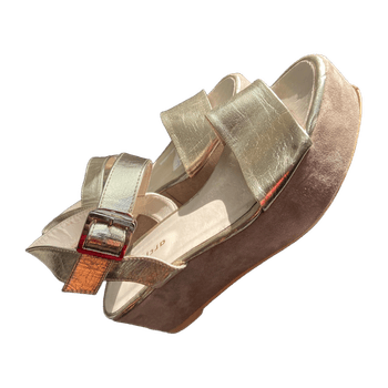 Gold sandals