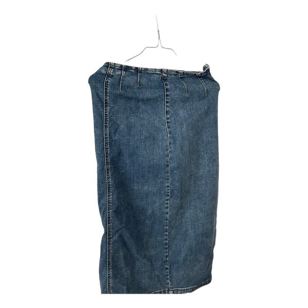Blå denim nederdel