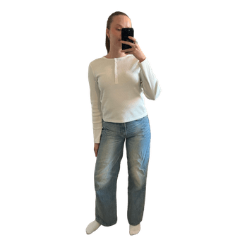 Arket wide leg jeans