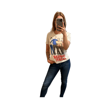 White graphic t-shirt