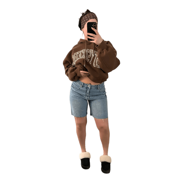 Vaaleansiniset denimshorts