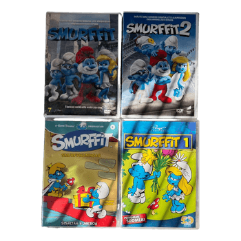 Smurffi DVD-elokuvia 4 kpl