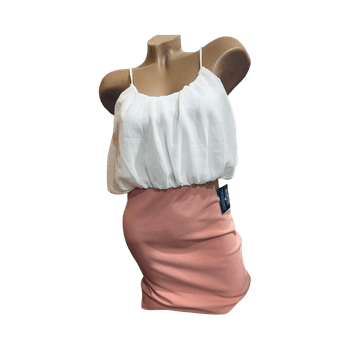 New Nly One M Chiffon Blouson Dress