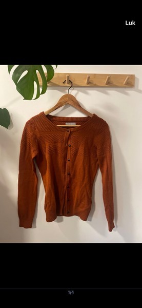 Rustrød Samsøe Samsøe cardigan