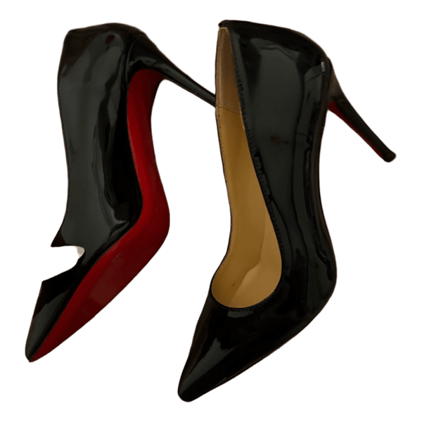 Christian louboutin Black patent leather heels