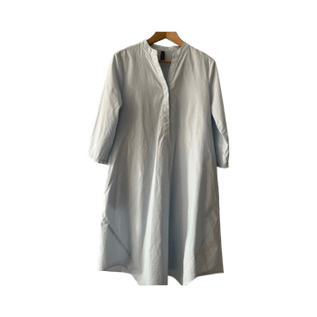 Vaaleansininen midimekko S 