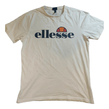 Ellesse SL Prado Logo T-paita – Valkoinen – Miesten L