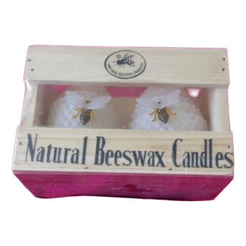 Natural beeswax candles