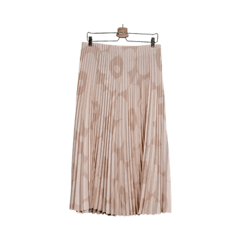 Vaaleanpunainen laskostettu hame