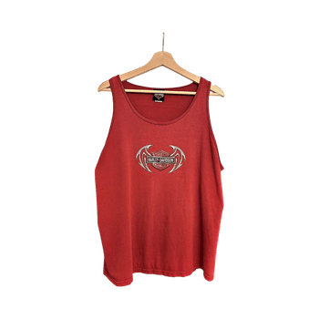 Red harley davidson tank top