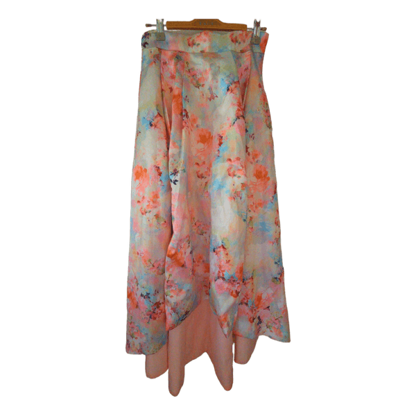 Floral maxi skirt