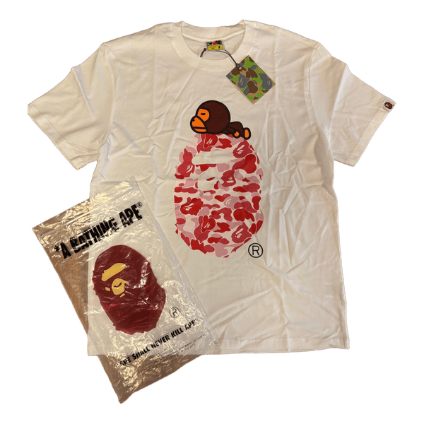 Hvid Bape t shirt