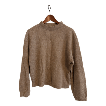 Beige neulepaita