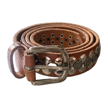 Y2K leather belt 