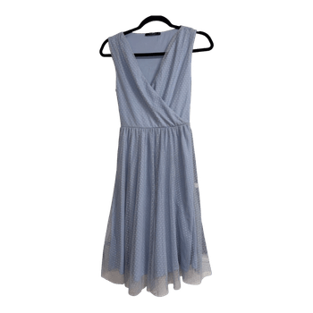 Light blue midi dress