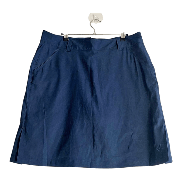 Cross Sportswear Golf Skort Navy Womens 44 Golf Skirt With Shorts Tennis Sports
