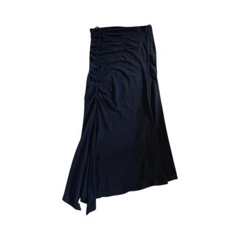 Black drawstring skirt