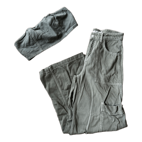 Green two-piece set