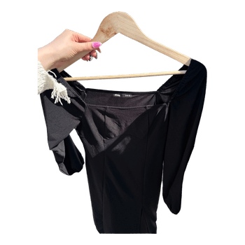 Sinsay black mini dress