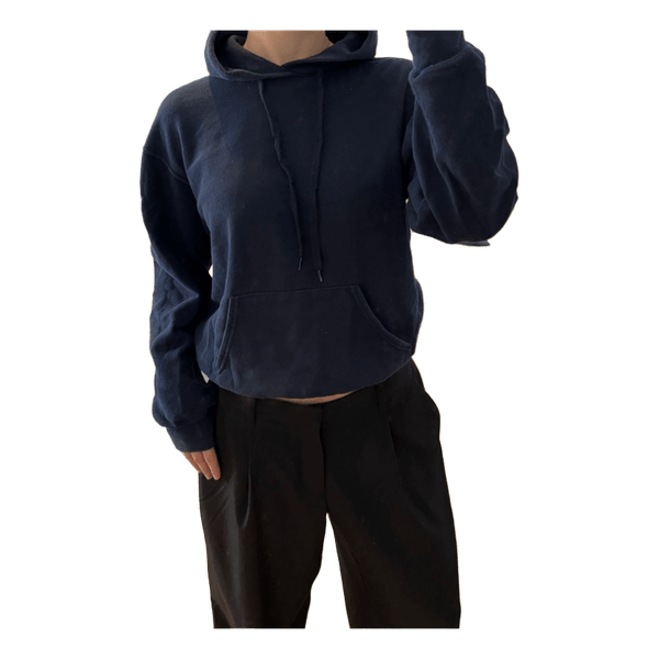 Blå hoodie