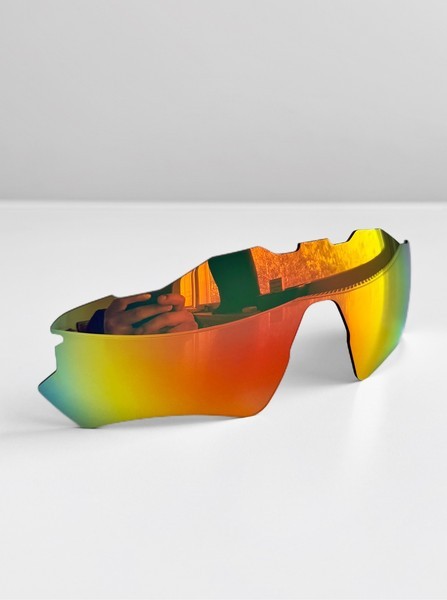 Polarized Lens Oakley. Model Radar V. Red fire