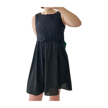 Zip jeans dress
