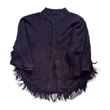 Poncho cardigan