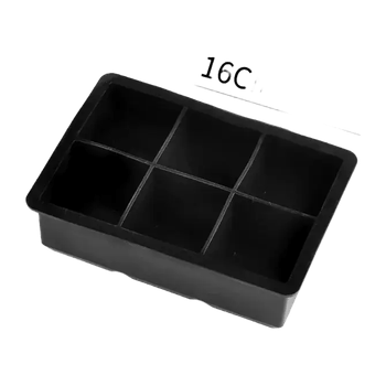 Square silicone ice tray