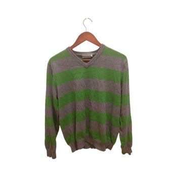 Race marine V-neck