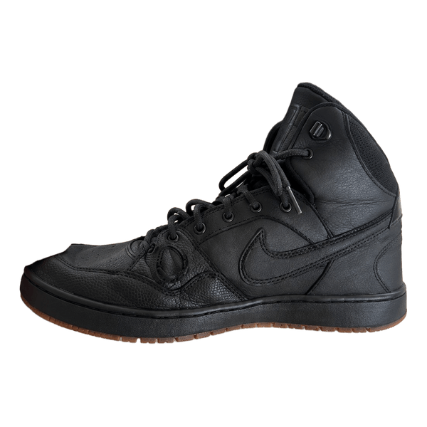 Nike black high-top sneakers